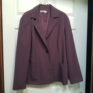 Coldwater Creek purple blazer jacket